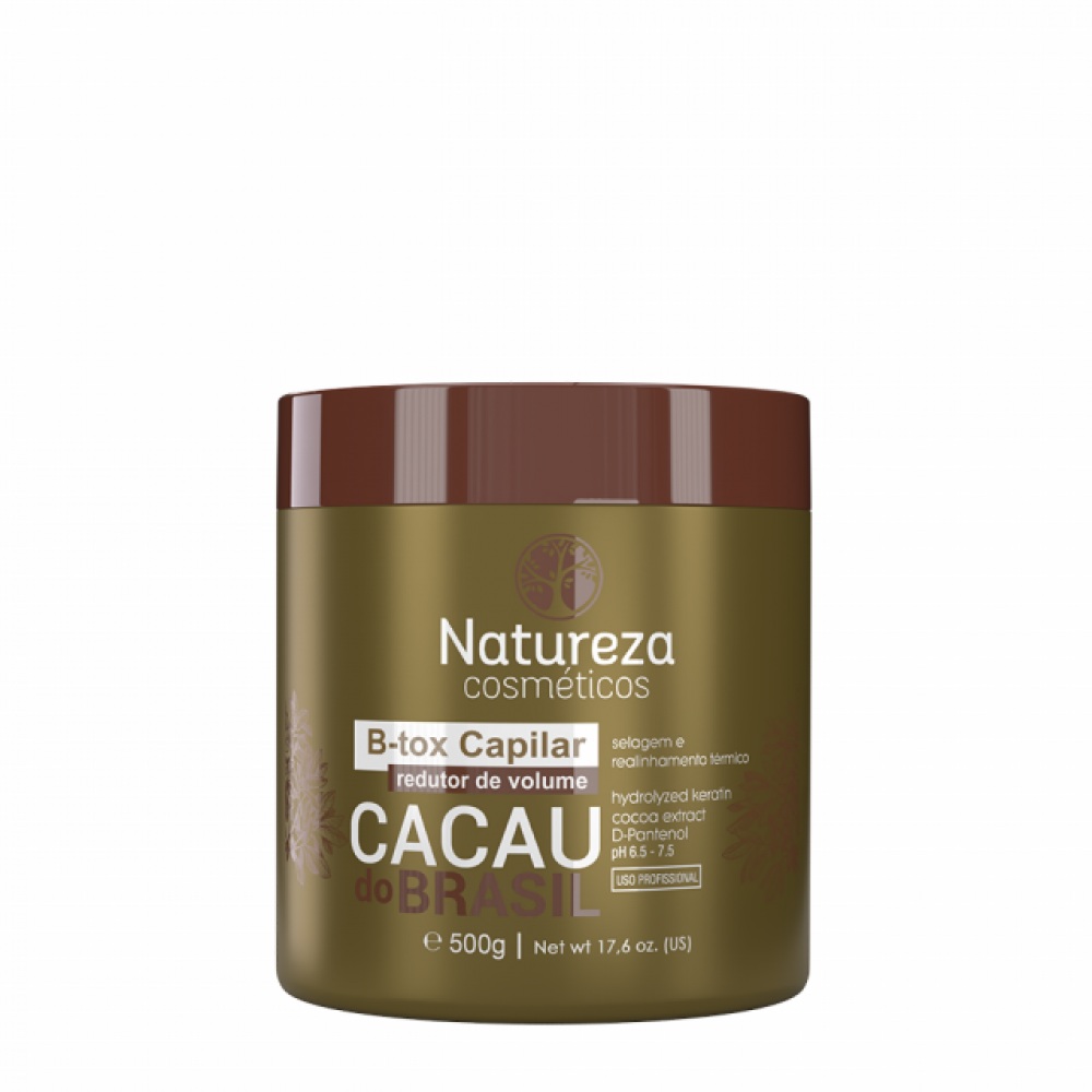 Ботокс для волос BTOX Cacau do Brasil, Natureza Cosmeticos, 500г