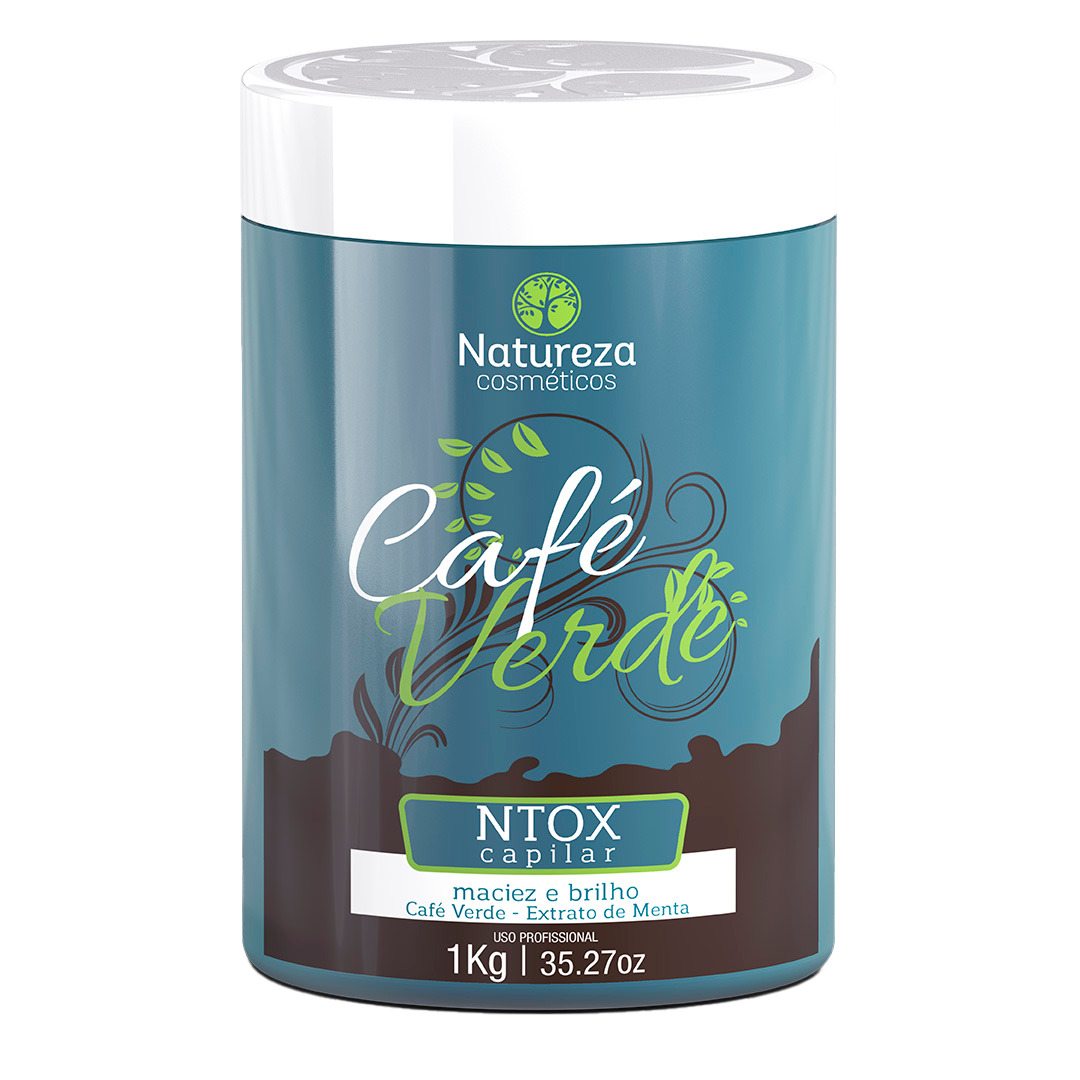 NTOX CAFÉ VERDE, 1 KG, NATUREZA COSMETICOS