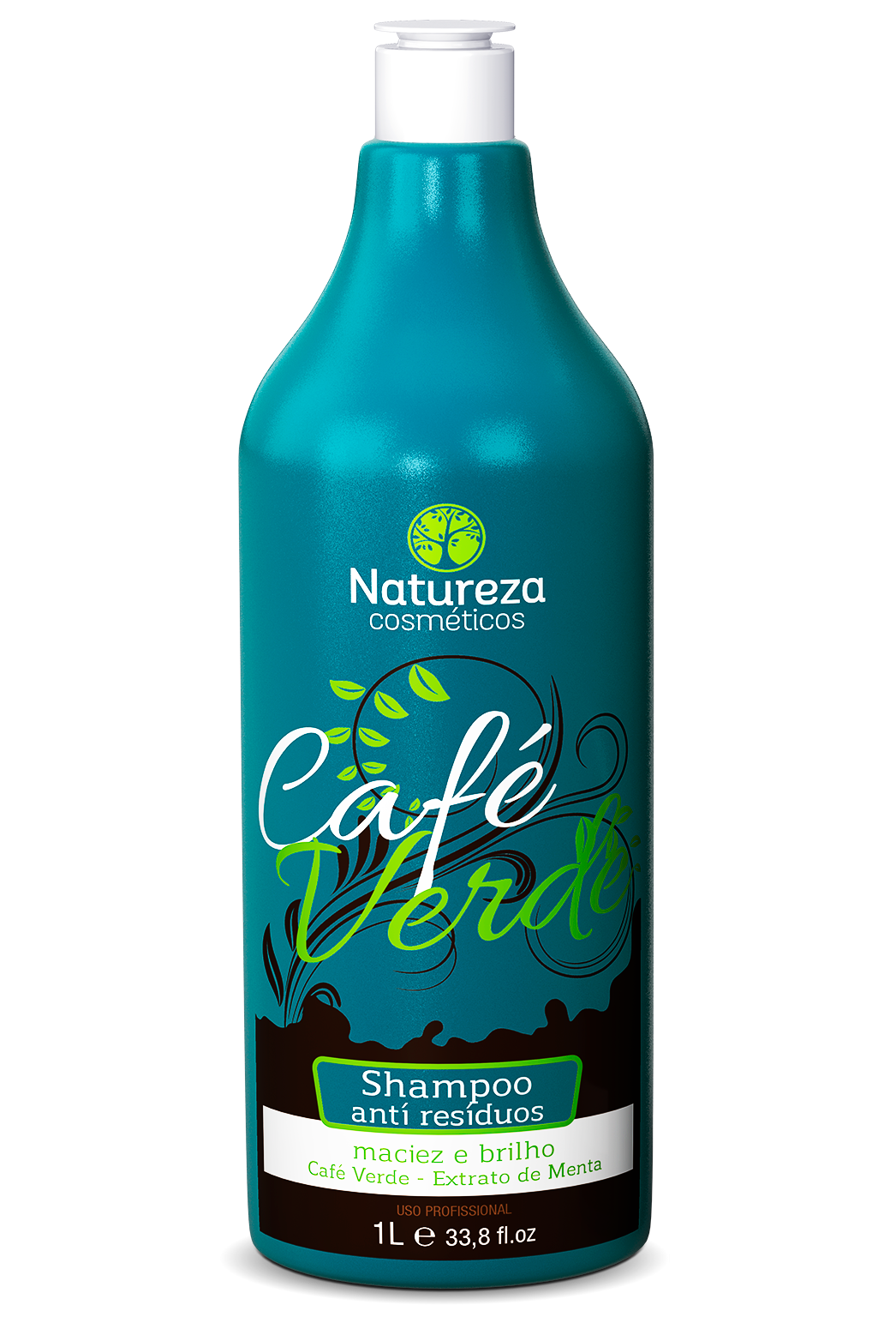 Șampon curățare profundă Cafe Verde 1000 ML,  NATUREZA COSMETICS