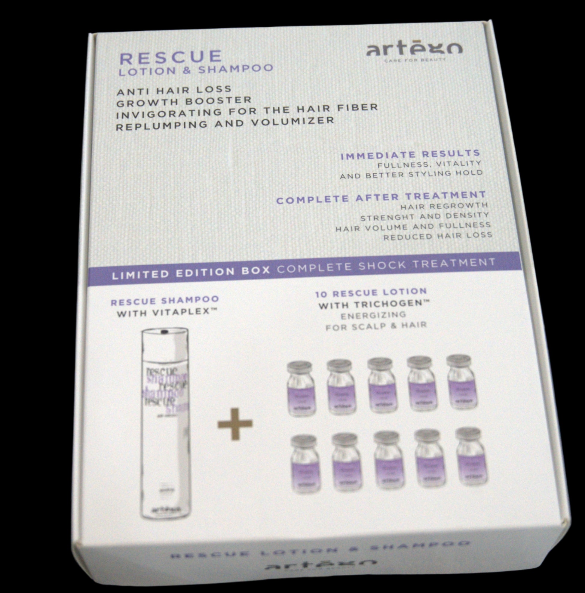RESCUE Set Sampon 250ml + Apule împotriva căderii 10buc*8ml