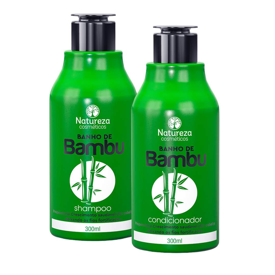 SET Banho de Bambu Sampon + Balsam 2*300ML, NATUREZA COSMETICOS