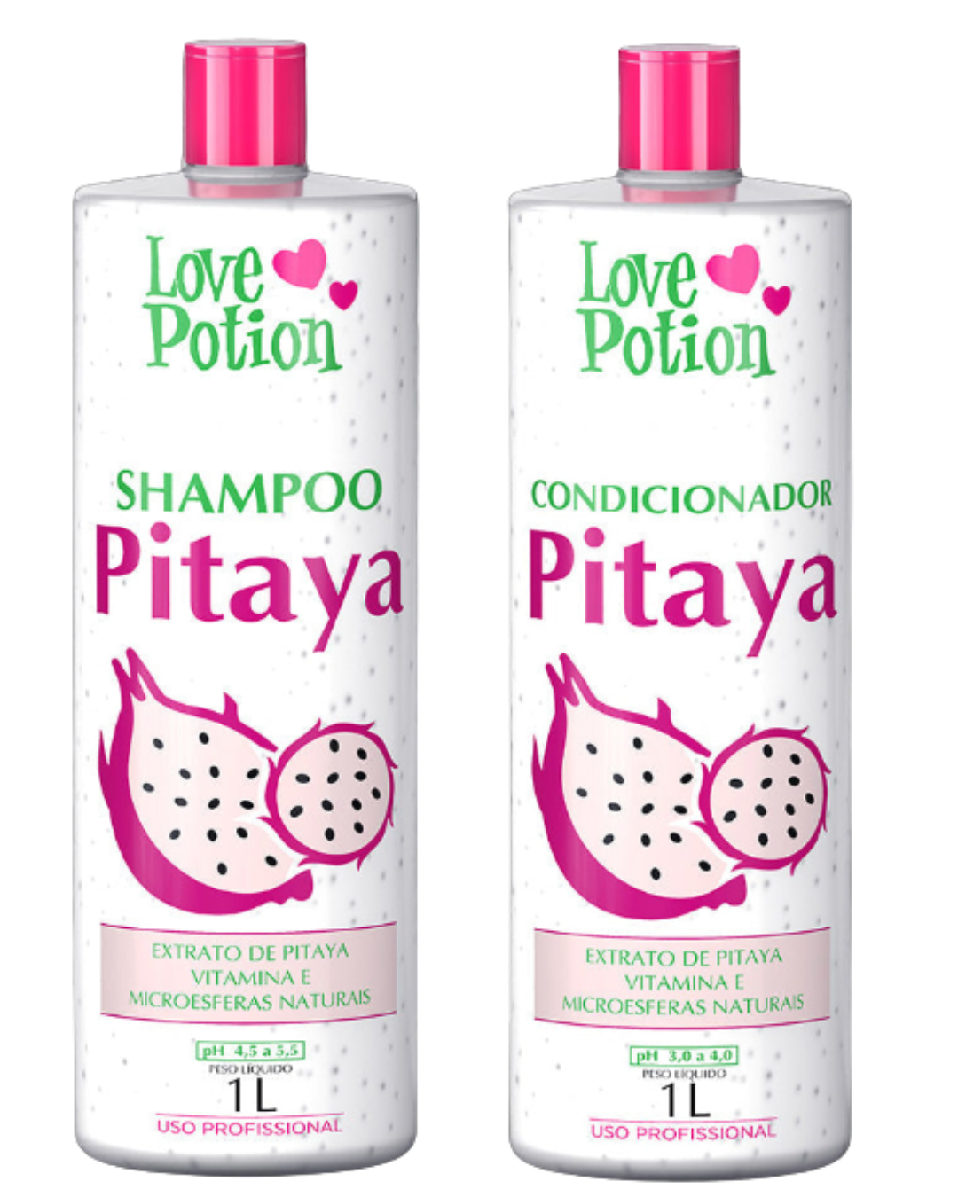 Pitaya Șampon/Balsam/ Set 1000 ml, Love Potion