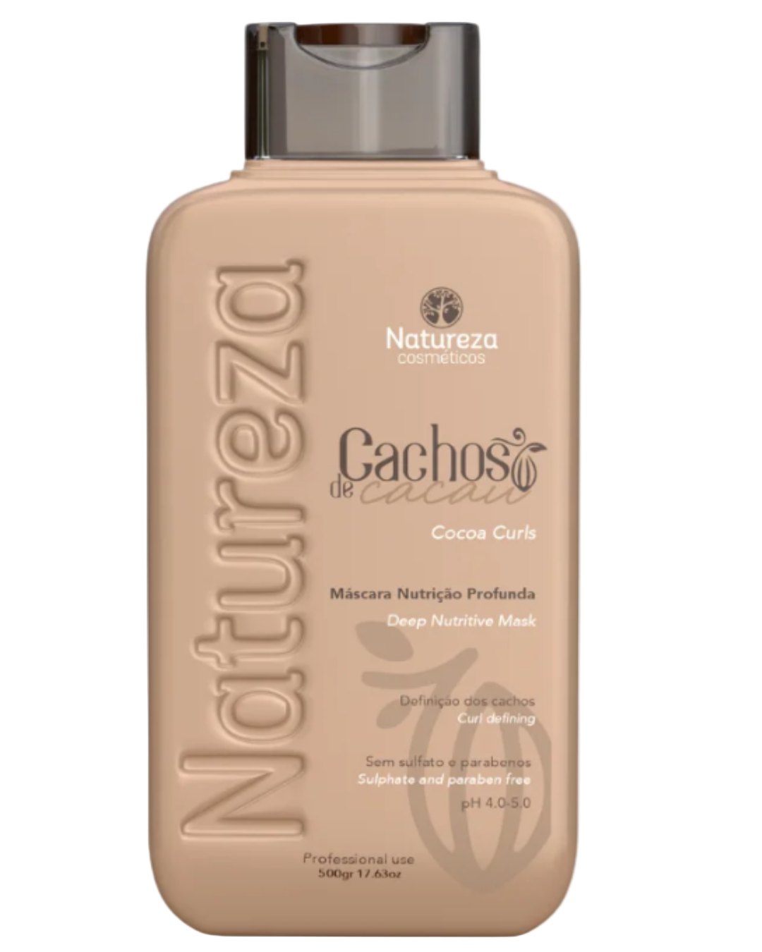 Masca Cachos de Cacau 500g - Natureza Cosmeticos