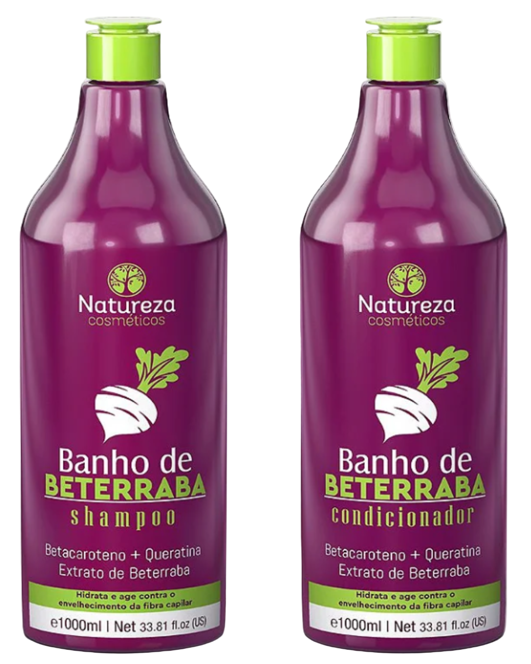 BETERRABA Sampon + Balsam, 2*1000ML, NATUREZA COSMETICOS