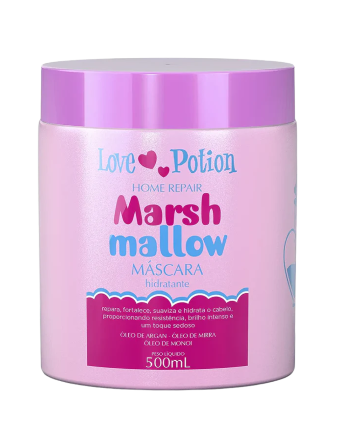Mască aminoacidă Marshmallow, 500g, LOVE POTION