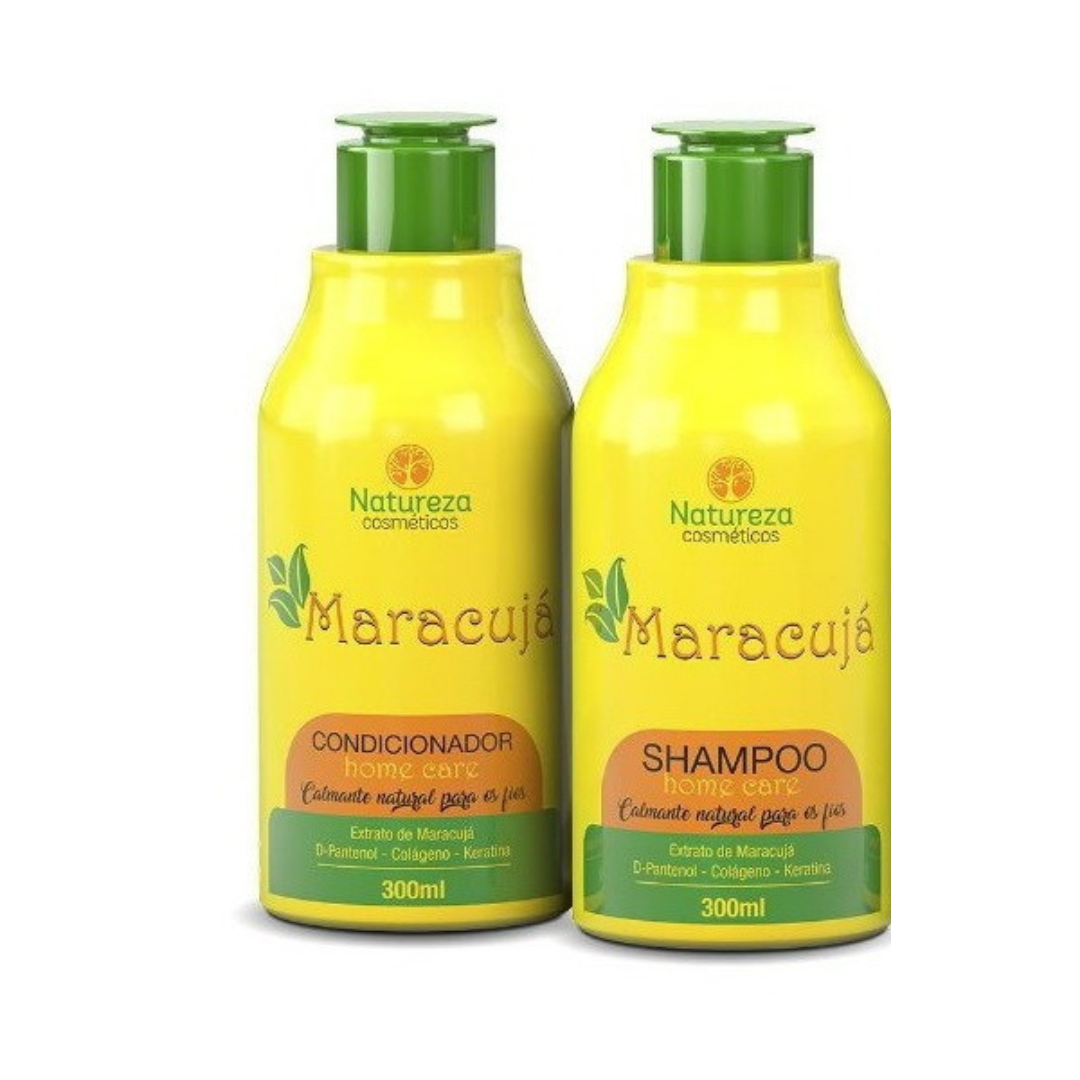 Set MARACUJA  pentru uz casnic, sampon, balsam 300 ml, Natureza Cosmeticos