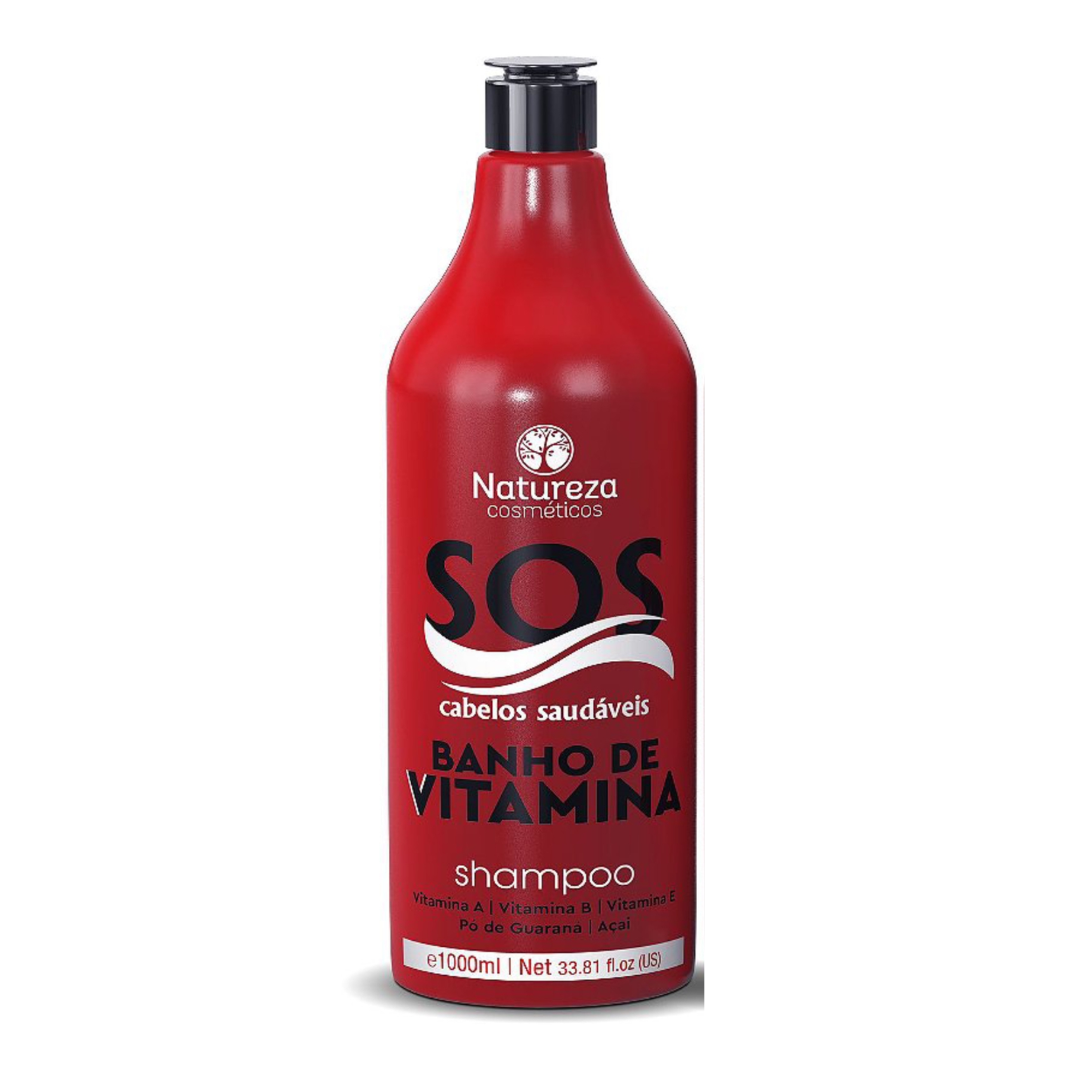 Sos Banho de Vitamina 1000 ML, Sampon Natureza Cosmeticos