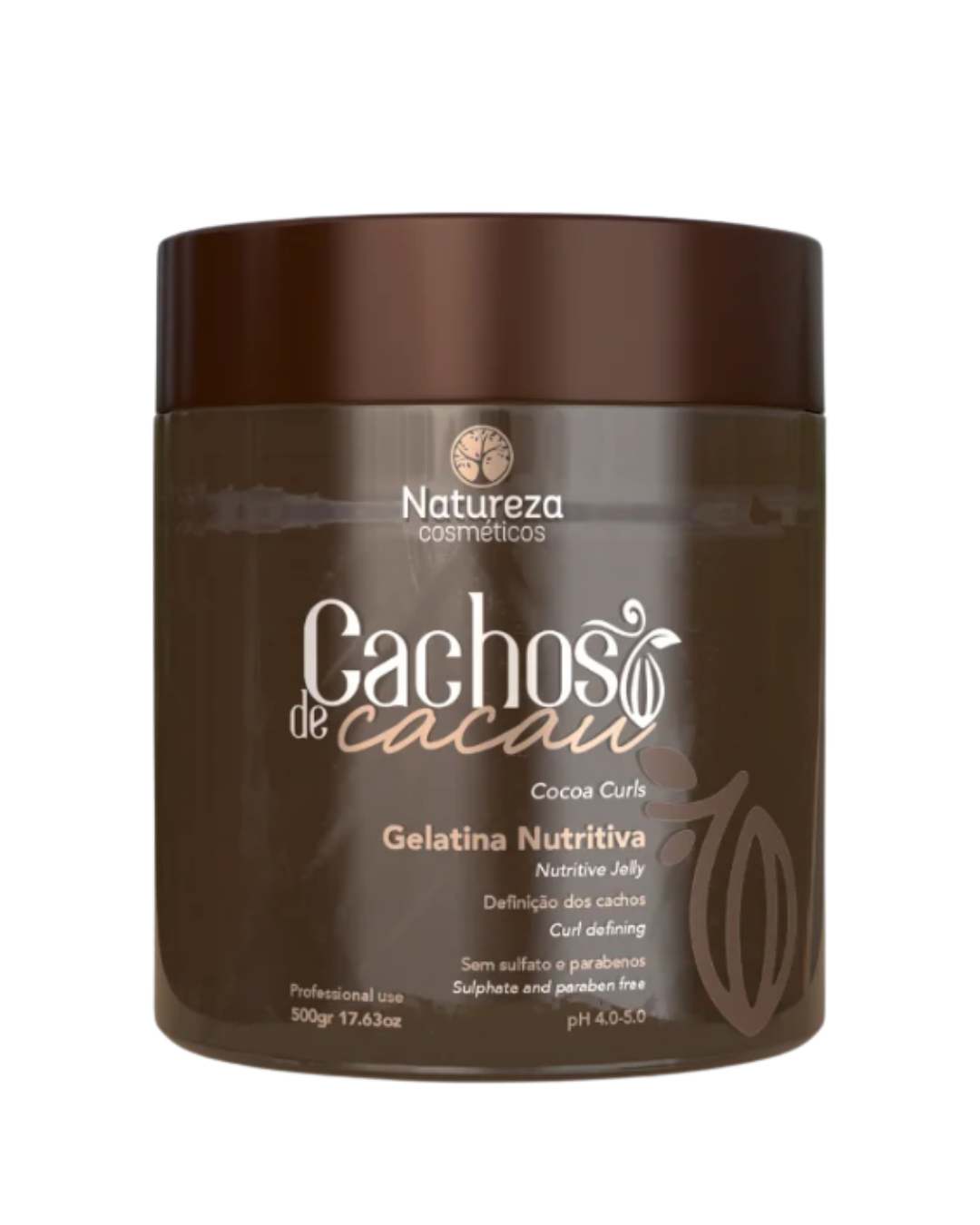 Gelatina Capilar Cachos de Cacau 500g – Natureza Cosmeticos