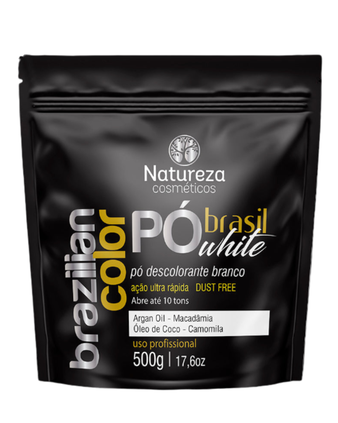 PUDRĂ DE DECOLORARE, 500 GR, NATUREZA COSMETICOS,Brazilian Color