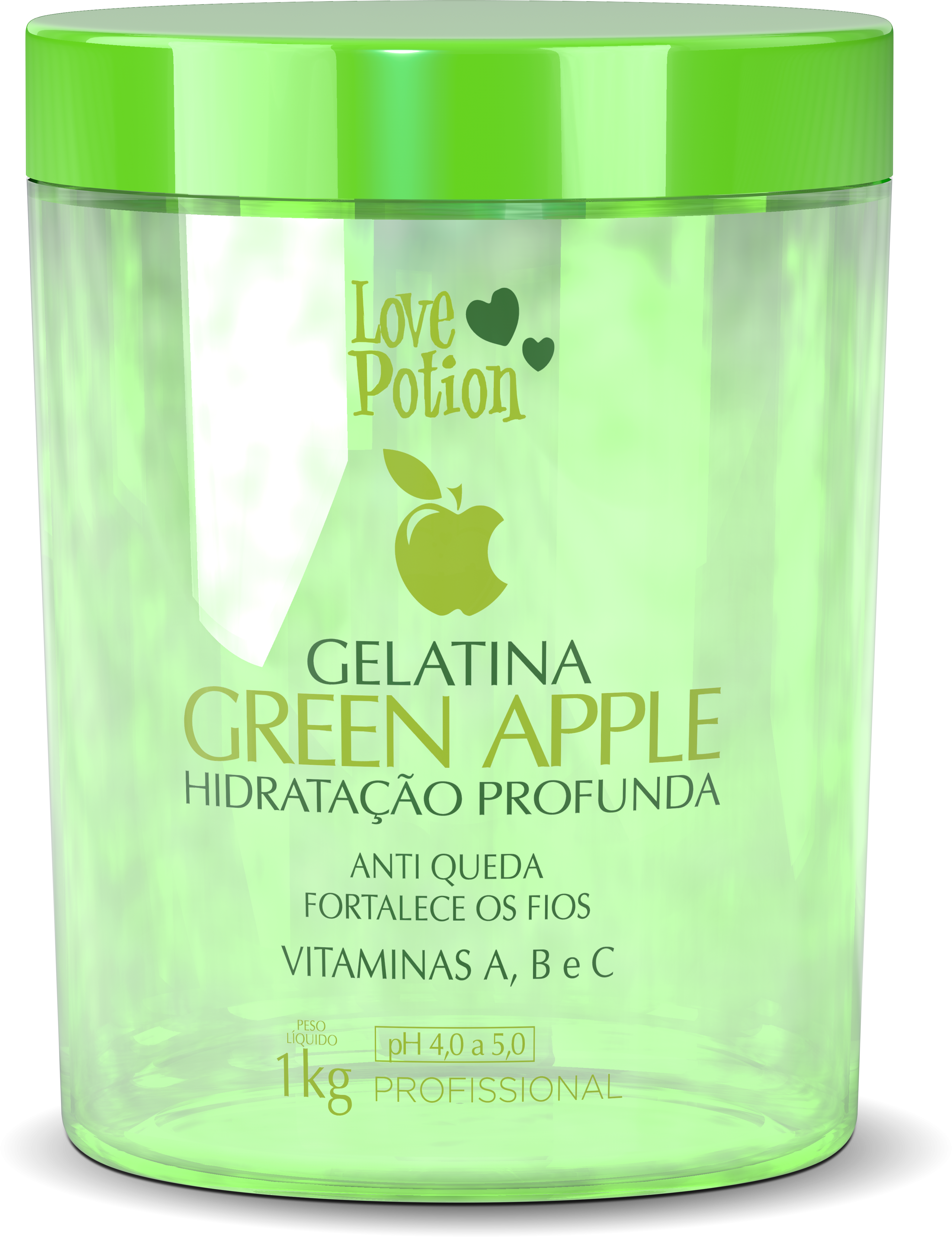 Gelatina Green Apple, 1000ml  LOVE POTION