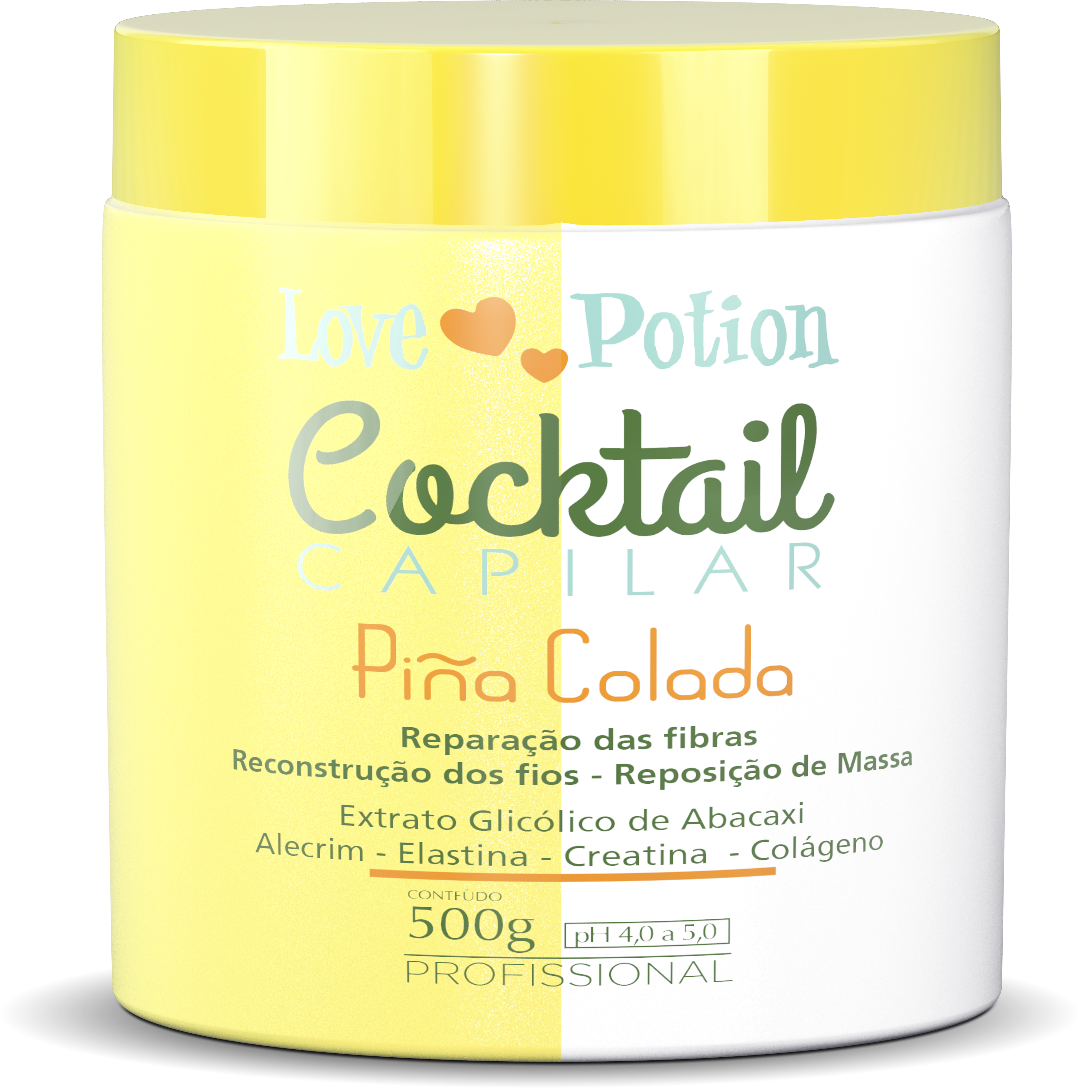 Cocktail Piña Colada Reconstructie, 500g, LOVE POTION