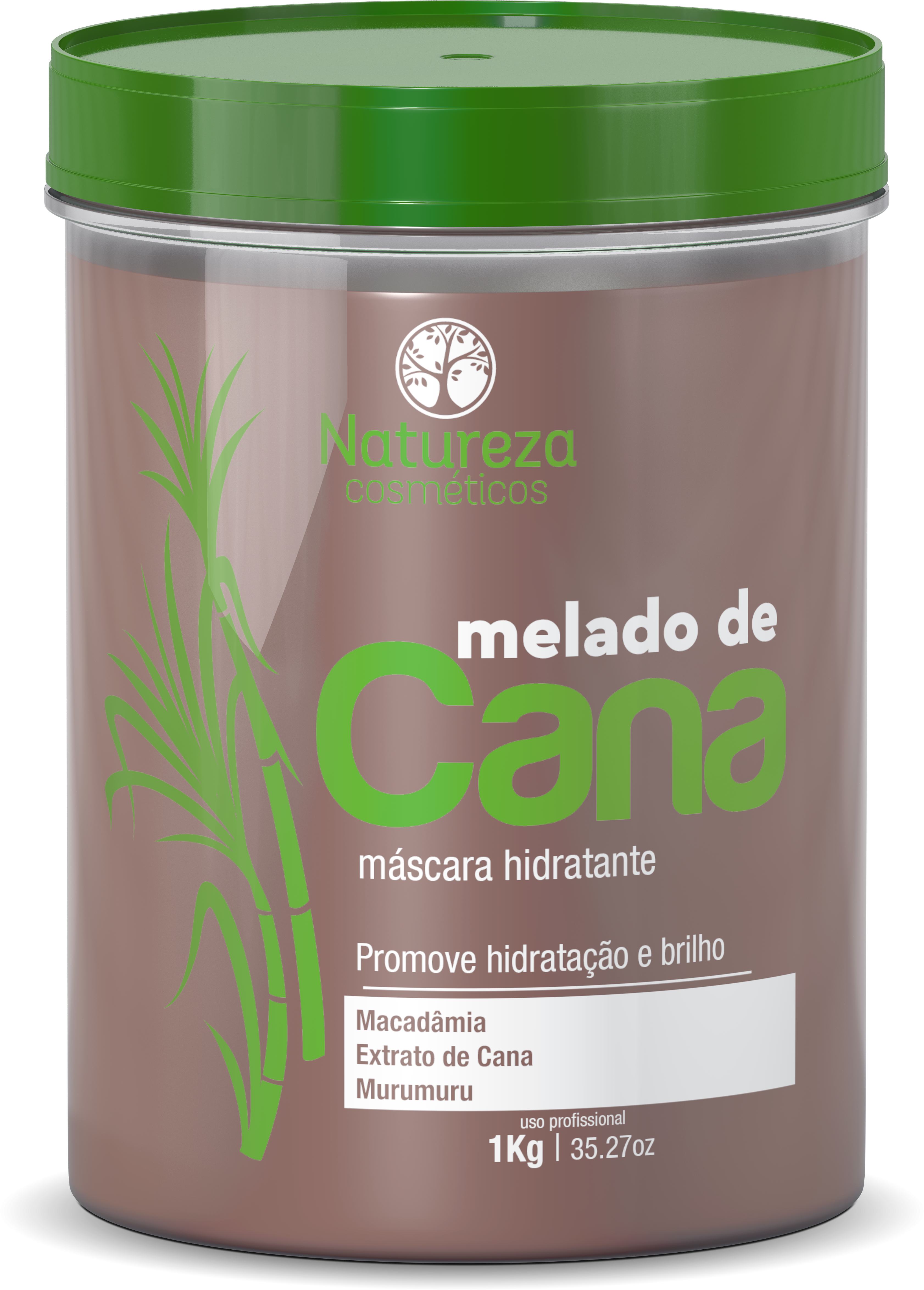 Melado de Cana RESTAURARE BOTOX RECE, 1 KG, NATUREZA COSMETICOS