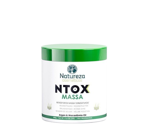 Botox concentrat Natureza Cosmeticos NTOX Massa 500 ml  (pentru toate tipurile de păr)