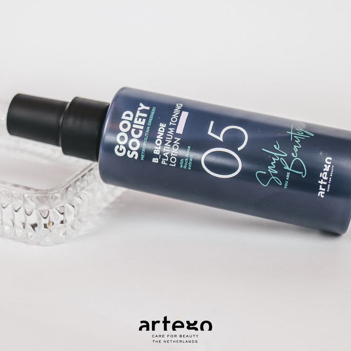 05N B Blonde Platinum Spray care toneaza cu pigmenți violeți, 150ml, Artego